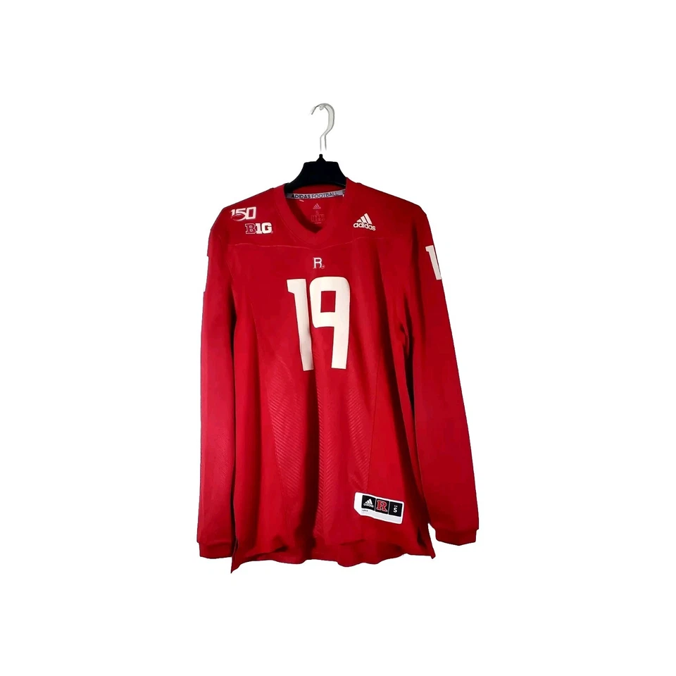 adidas Rutgers Scarlet Knights 150th Anniversary Jersey Small Fn2089