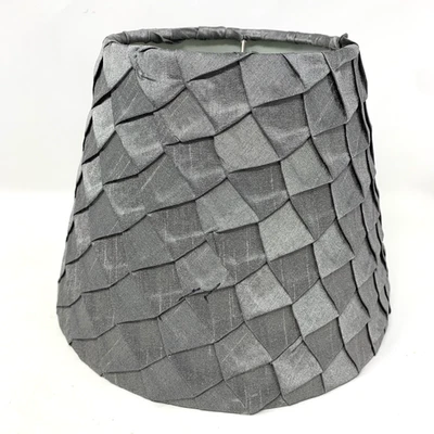 Better Homes & Gardens Pleated Fabric Empire Table LAMP SHADE  Gray - Image 1 of 4