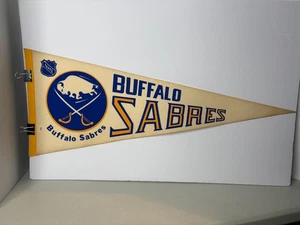 Vintage 70er oder 80er Jahre Buffalo Sabres NHL Wimpel - Bild 1 von 12