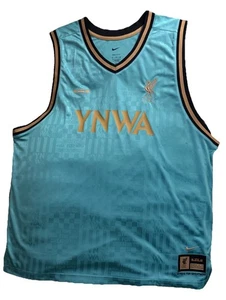 Nike Liverpool Lebron James YNWA Jersey Men's Size S Teal Black Gold FN3012-392 - Picture 1 of 6