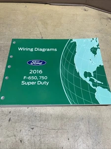 2016 Ford F-650 F-750 Super Duty Wiring Diagram Manual Electrical Wiring - Picture 1 of 10