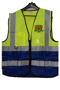 Gilet di Sicurezza Personalizzati Invia il Tuo Logo, Gilet Personalizzato, Pesante DUTY Confezione da 2 - Foto 1 di 4