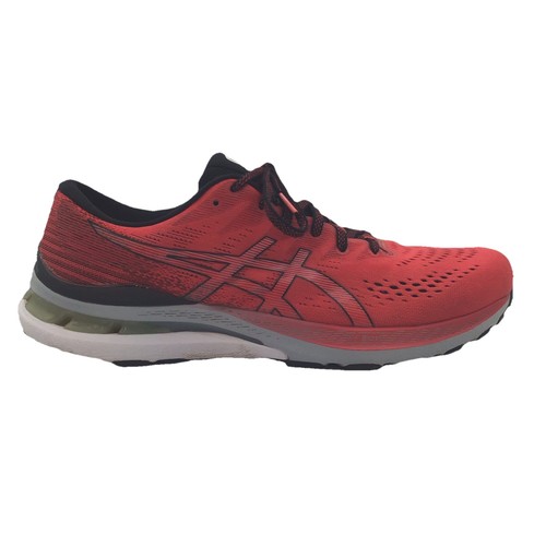 Asics Gel Kayano 28 scarpe uomo 10 5 rosso elettrico sneakers running 1011B189