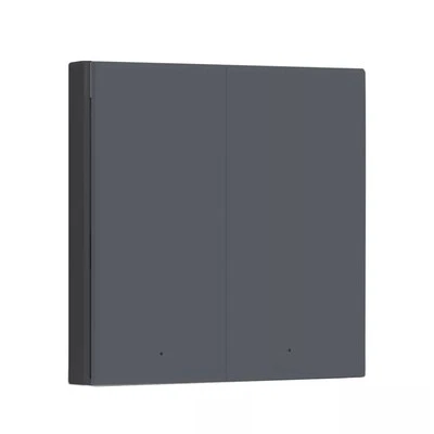 Aqara Zigbee 3.0 Neutralless Dual Button Intelligent Wall Switch, Grey - Image 1 of 4