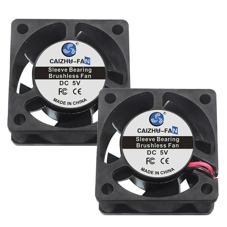 2/4*Computerlüfter Lüfter, 7200 U/min leise FAN Lüfter 5V 12V 24V, 40x40x20 mm,, - Bild 1 von 4