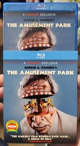 THE AMUSEMENT PARK 1975 BLU-RAY + SLIPCOVER george a. romero HORROR SHUDDER OOP - Picture 1 of 10