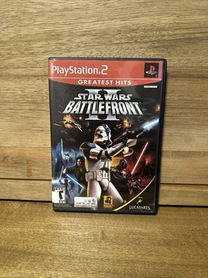 Star Wars Battlefront II (Playstation 2 PS2) Greatest Hits + Manual - Image 1 of 3