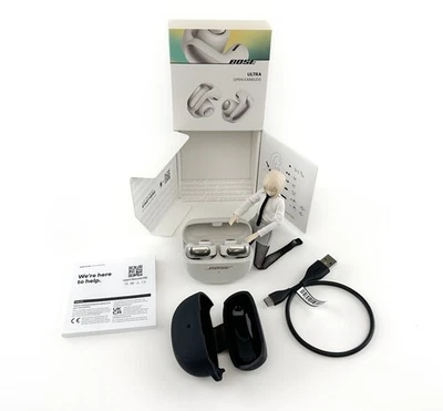 Auriculares Bose Ultra Open, White Smoke Foto 1 de 4