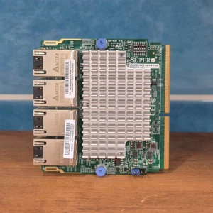 Supermicro AOC-MTG-i4TM quad 10GbE Intel X550 RJ45 SIOM NIC (400 EUR 0% IVA) - Imagen 1 de 5