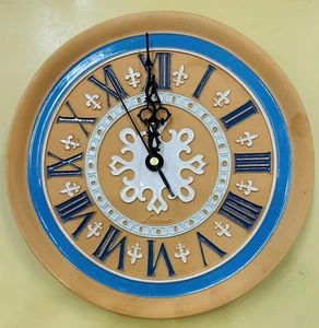 Reloj de Pared Vietri Cerámica 10’’’ Hecho Y Pintado A Mano en Italia - Imagen 1 de 3