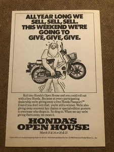 Vintage 1980’s Honda Bike Sale Magazine Ad 0C25 887 - Bild 1 von 2