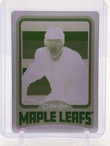 2024-25 OPC O-Pee-Chee Retro Printing Plate Yellow #425 Morgan Rielly 1/1 - Picture 1 of 2