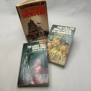3 x Books by Lloyd Biggle Jr Light That Never Fails Small Voice World Menders - Bild 1 von 20