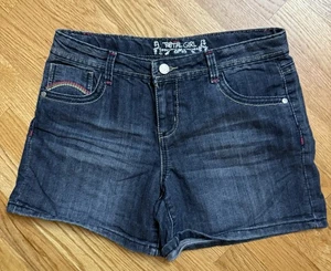 Pantaloncini Total Girl Taglia 14 Ragazza Blu Elasticizzati Tasche Colorate Vita Regolabile - Foto 1 di 6