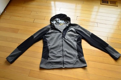 Mountain Hardwear Hombres Sudadera con Capucha Negra Grande Atletismo Cremallera Completa Aire Libre Senderismo Foto 1 de 4