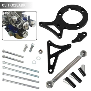Aluminum Alternator Power Steering Bracket Kit For Ford 302 V8 5.0L 82-92 Black - Picture 1 of 10
