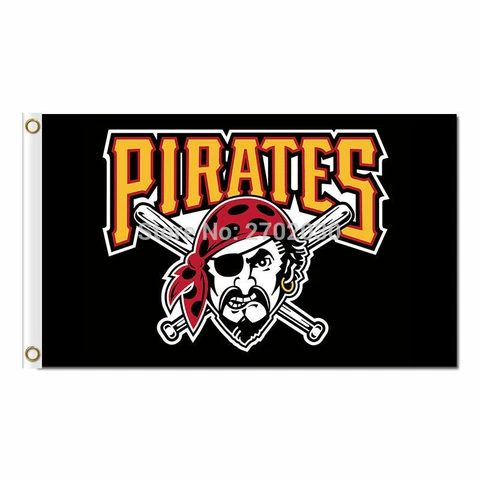 Pittsburgh Pirates Flag 3x5ft Banner Polyester Baseball WorldSeries pirates010 Cover