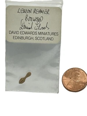 Rare, Vintage, Hand-carved, Lemon Reamer (Boxwood) by artisan David Edwards. NEW - Image 1 of 3