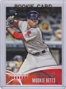 MOOKIE BETTS ROOKIE CARD 2014 Topps Baseball RC Boston Red Sox Baseball DODGERS! - Foto 1 di 2