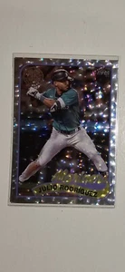 2024 Topps Series 2 #89B2-9 Julio Rodriguez Silver Crackle Foil Mariners - Picture 1 of 2
