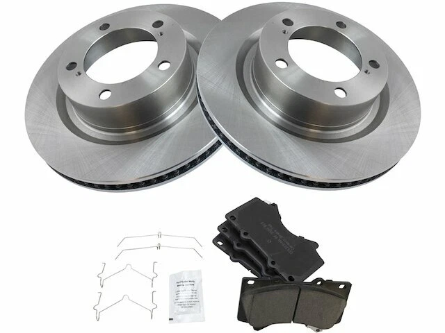 Kit de pastillas de freno y rotor delantero TRQ para Toyota Tundra 2007-2020 29BRWT Foto 1 de 1