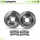 Front Brake Pads And Rotors Vented For 2010 2011 - 2014 Lincoln Navigator 5.4L Ford Expedition