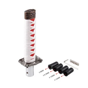 Universal JDM Samurai Sword Gear Shift Knob Shifter Katana 5.9'' Metal White+Red - Picture 1 of 8