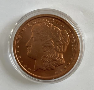 2013 MORGAN DOLLAR 1 oz. Copper Round Coin IN CASE - Picture 1 of 2