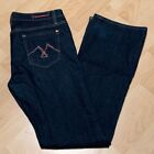 Women's Vigoss Red Stitch Pocket Boot Cut Flare Jeans  Size 11