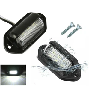 12-24V LED License Plate Lamp Tag Interior Step Light For Car Truck Universal - Picture 1 of 9