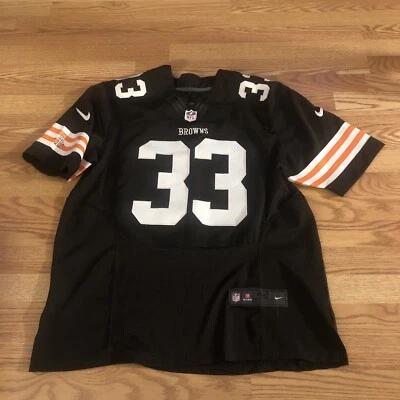 Camiseta deportiva de fútbol americano #33 Nike On Field de Trent Richardson Cleveland Browns talla 48 Foto 1 de 4