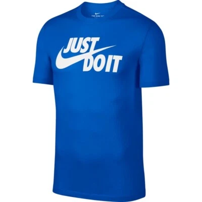 Camiseta deportiva Nike para hombre ropa deportiva "Just Do It" manga corta cuello redondo camisa atlética Foto 1 de 4