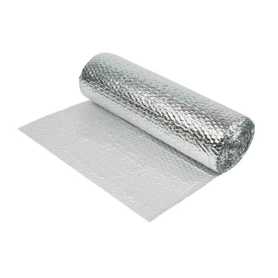 Yuzet 1.2m Wide Silver Multi-purpose Double Aluminium Bubble Insulation Foil. - Image 1 of 4