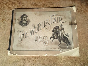 THE WORLD'S FAIR 1893 COLUMBUS WASHINGTON BOOK / WRONGWAY052 - Picture 1 of 15