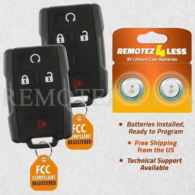 2 For 2014 2015 2016 2017 Silverado 1500 2500 3500 HD Remote Car Keyless Key Fob - Image 1 of 4