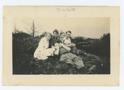 Vintage Photo/ Snapshot Fun Best Friends Candid, Chokehold, Gay Interest, 1910's - Image 1 of 2