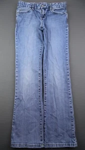 Girl's Old Navy Boot Cut Jeans Adjustable Waistband Medium Wash Size 14 (26x28) - Picture 1 of 9