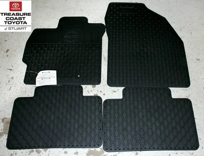 NEW OEM SCION XB 2009-2012 ALL WEATHER MATS HEXAGON PATTERN 4-PIECE SET  - Image 1 of 4