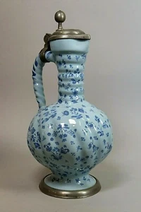 Fayence-Enghalskrug Hanauer Fayencekrug - Bild 1 von 9