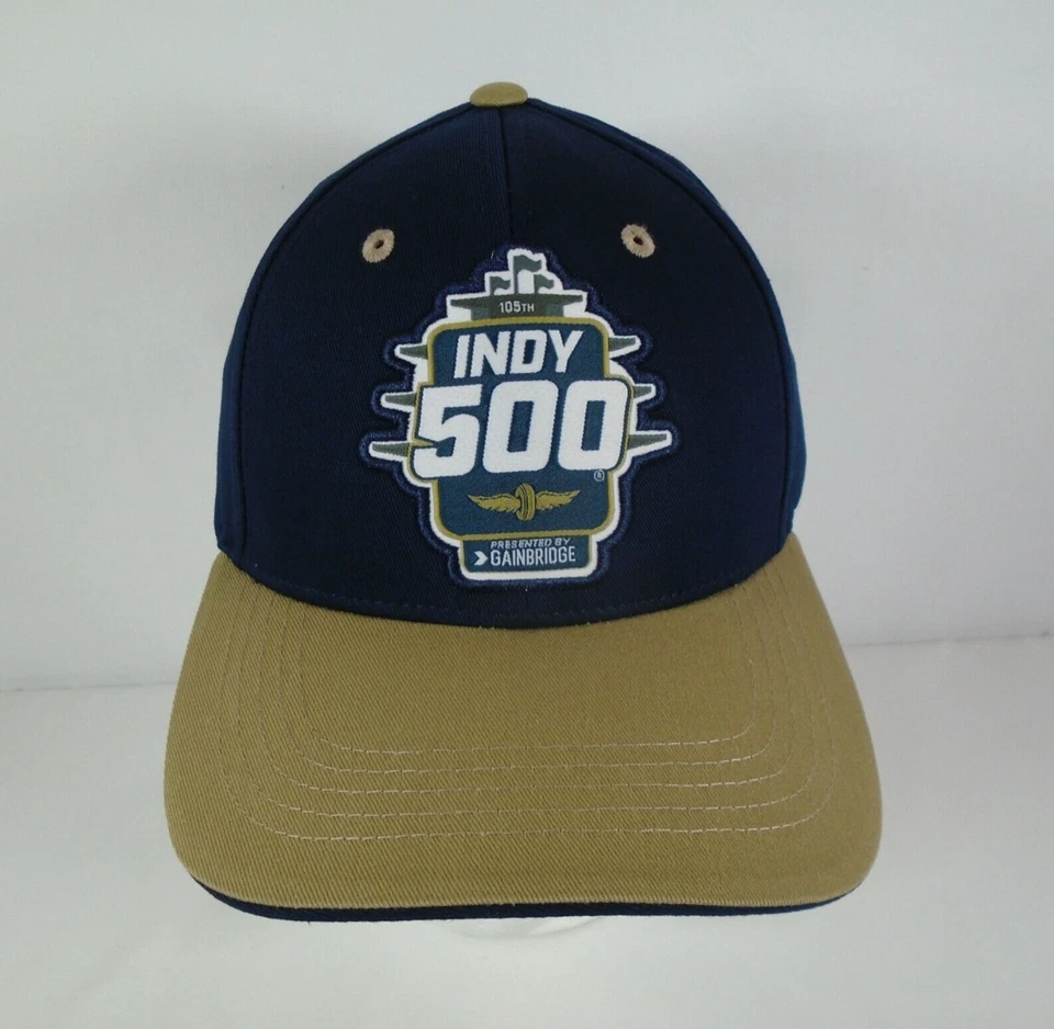 2021 Indianapolis 500 Event 105th Running Collector Blue Hat Adjustable Strap