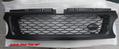 CON REJILLA DELANTERA NEGRA MATE PARA RANGE ROVER L320 SPORT MODELO 2010-2013 Foto 1 de 4