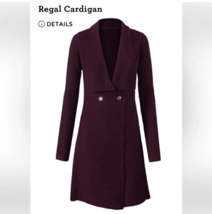 Cardigan Cabi taglia S manica lunga stile regal 3350 in gelso nuovo! - Foto 1 di 8