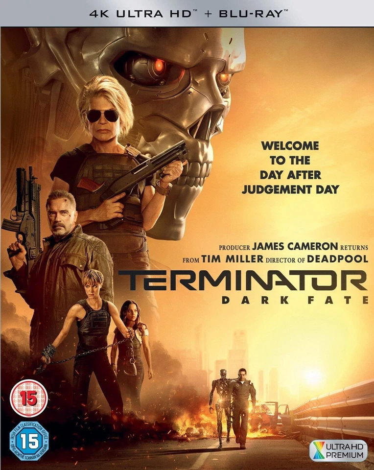 Terminator: Dark Fate (4K UHD Blu-ray, 2 Discs, 2020)