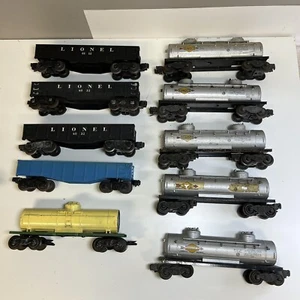 Lionel K Line etc Lot Of 10 Cars Different Names Sunoco/6032/6112/6465 (SE3) - Picture 1 of 13