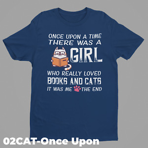 Cat Funny T-Shirt Designs 02CAT-Once Upon a time