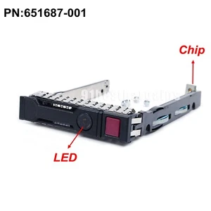 651687-001 for HP Gen8 Gen9 2.5in SFF HDD SSD Drive Caddy Tray DL180 DL380 G8 G9 - Picture 1 of 7