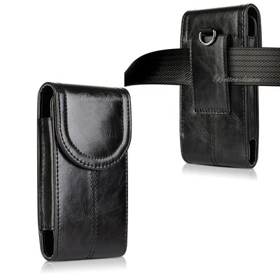 Belt Clip Holster Premium Leather Pouch Carrying Case Cover For iPhone XS Max,XR - Image 1 of 4