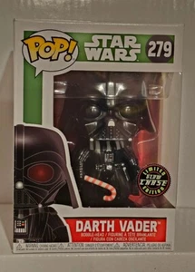 Funko POP! Star Wars Holiday Darth Vader Candy Cane Glow Chase - Picture 1 of 11