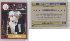 2022 Topps Series 1 1987 Topps Baseball Relics Red /25 Tony Gwynn #87R-TG HOF