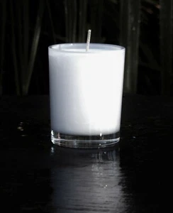 40hr WHITE CHRISTMAS Festive Scented PURE ECO SOY JAR CANDLE Table Decorations - Picture 1 of 12